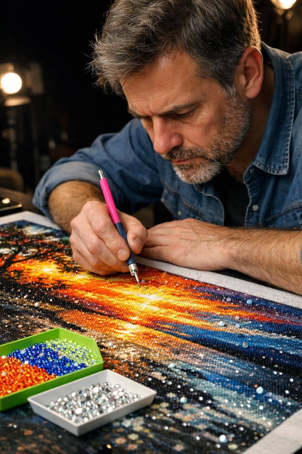 explorez les techniques et astuces de la broderie diamant et du diamond painting pour embellir vos œuvres artistiques avec brillance et créativité.